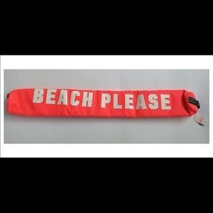 VS Pink Soda/Beer can holder/cooler CORAL